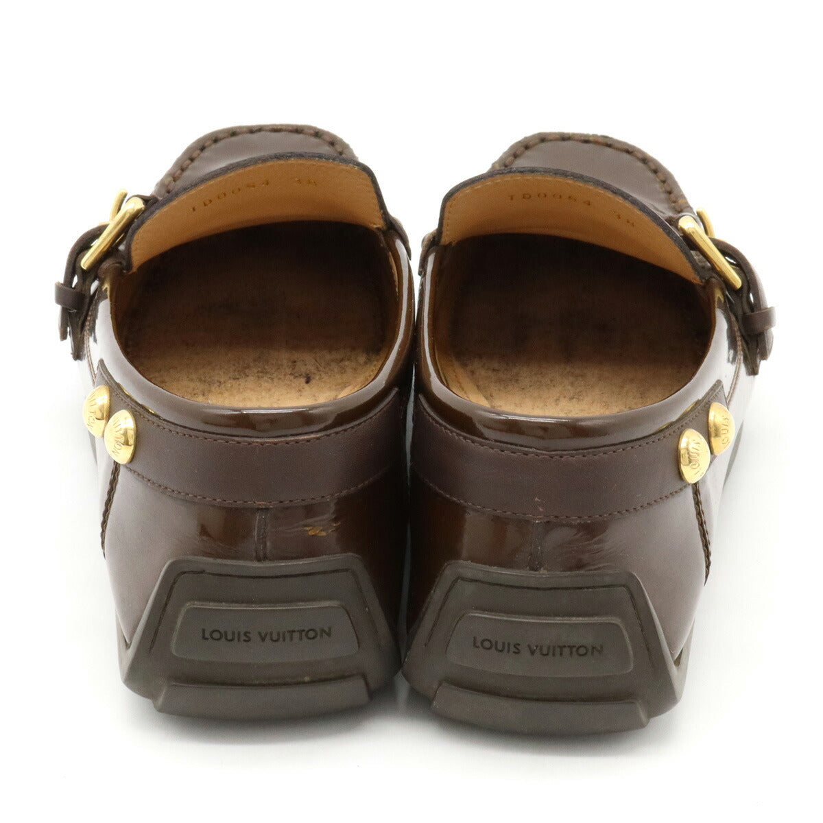Louis Vuitton Driving Shoes Brown Loafers