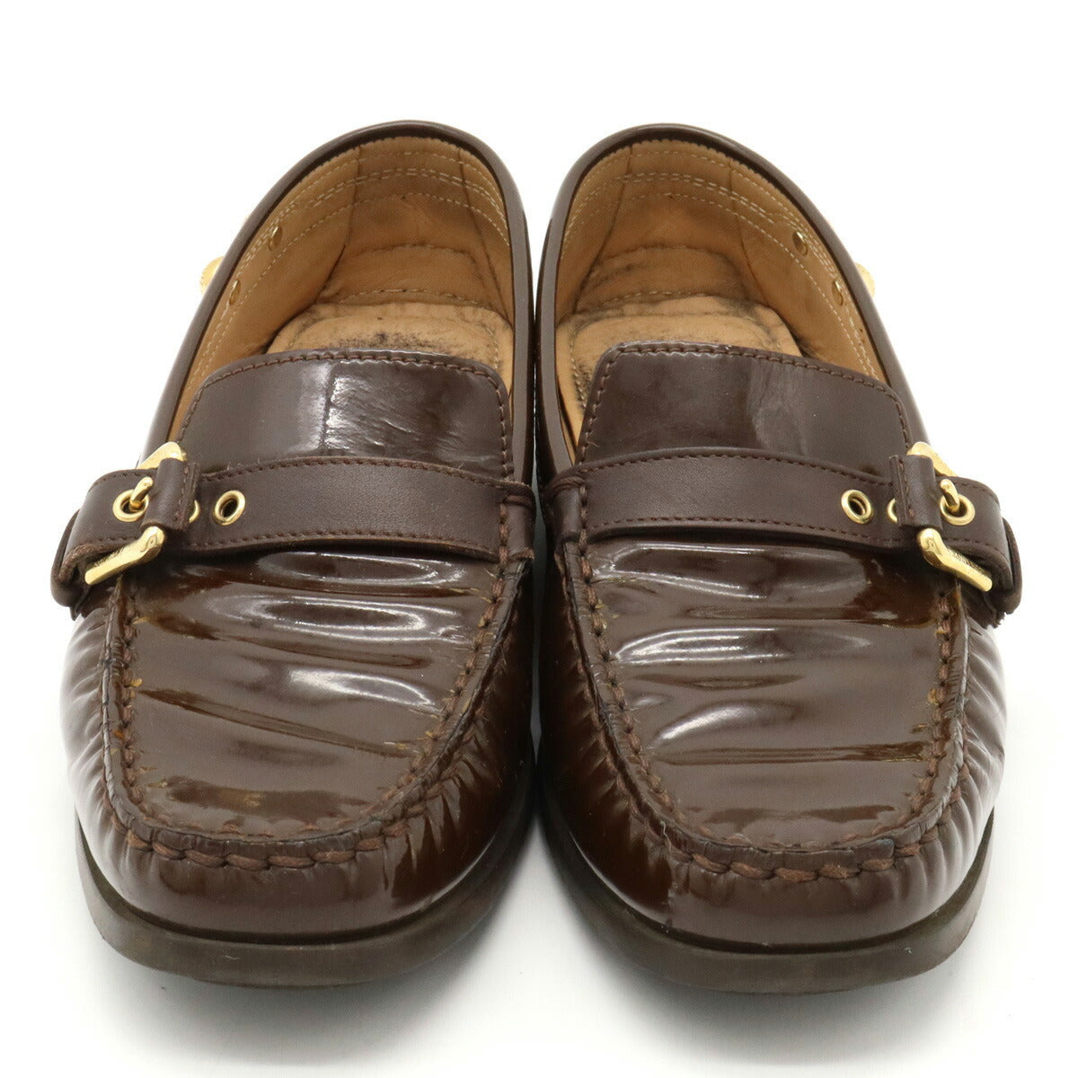 Louis Vuitton Driving Shoes Brown Loafers