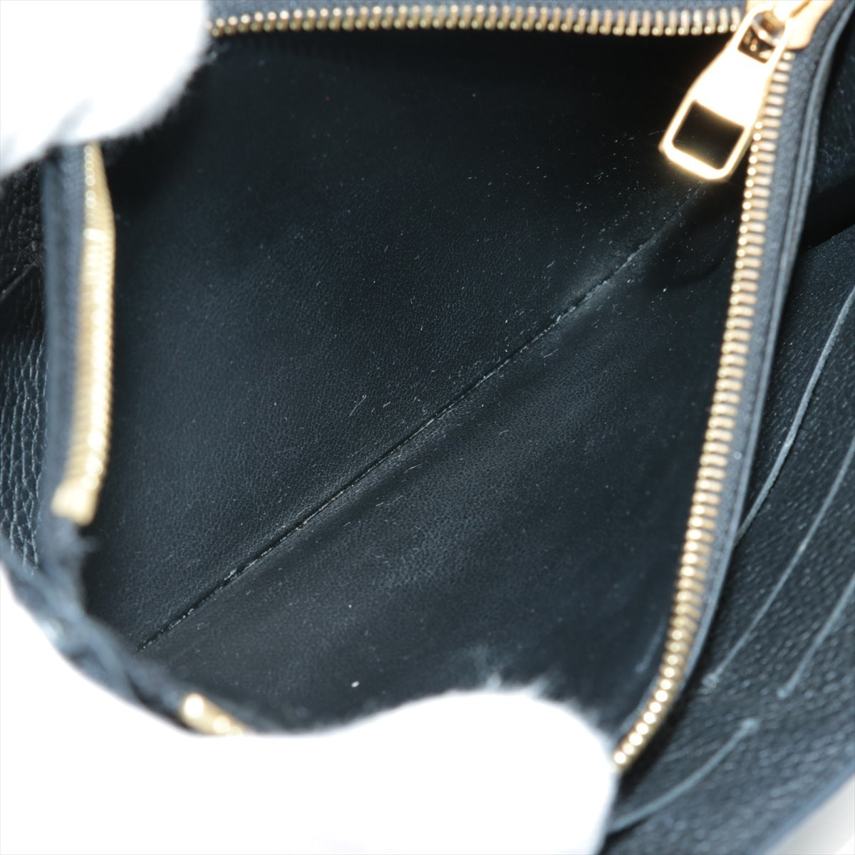 Louis Vuitton Monogram Emplant Portfolio M61182 Black Wallet