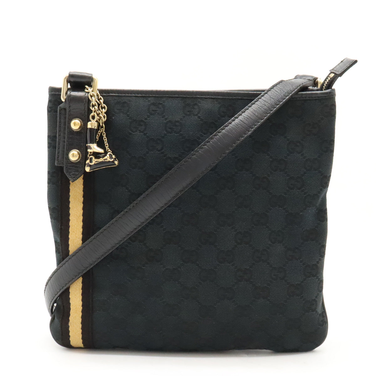 Luxury Gucci Trending 2025 GG Canvas Leather Shoulder Bag 144388
