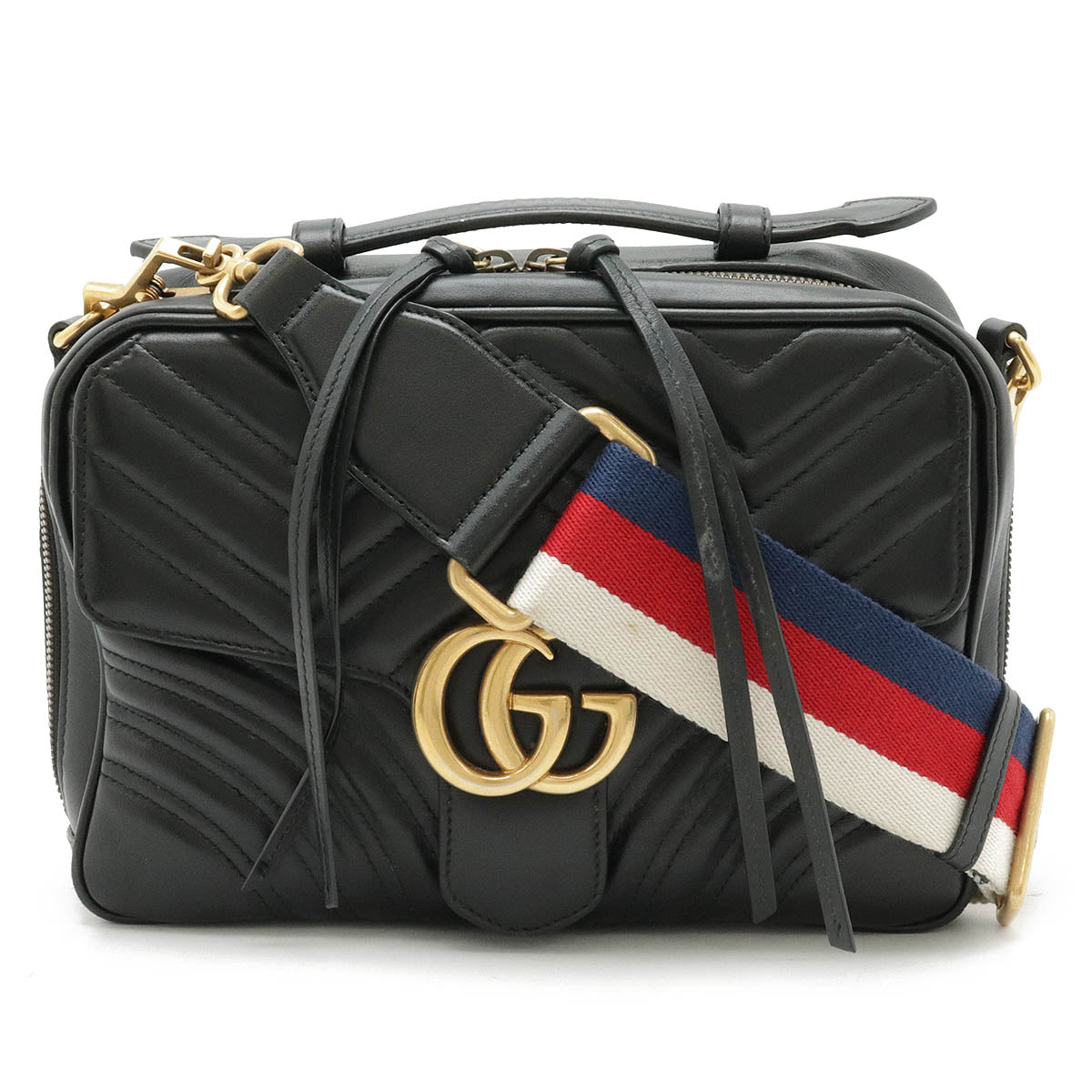 Luxury Gucci Trending 2025 GG Marmont Quilted Leather Handbag