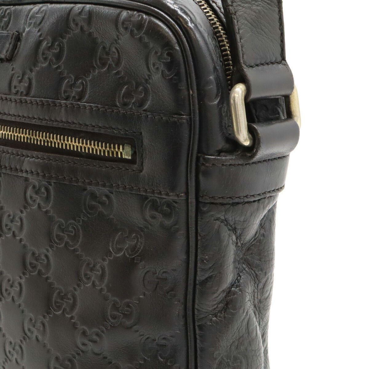 Luxury Gucci Trending 2025 Leather Shoulder Bag Dark Brown