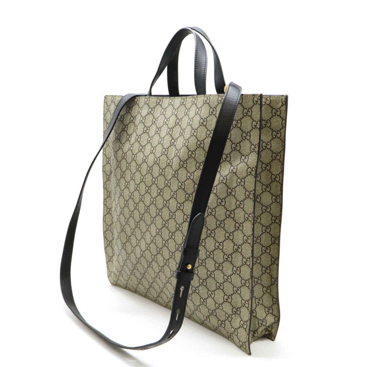 Luxury Gucci Trending 2025 GG Supreme Bee 2WAY Tote Bag Black