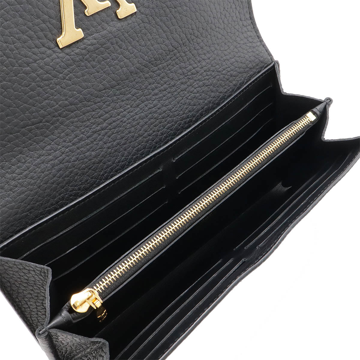 Louis Vuitton Capucines Bifold Wallet Black