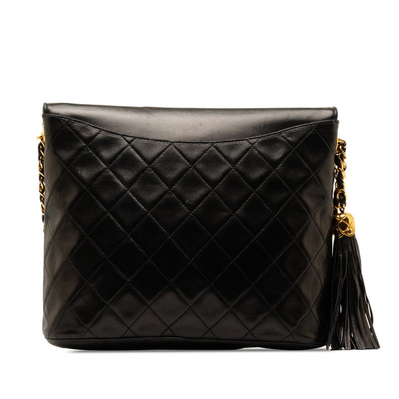 Chanel Coco Tucson Chain Shoulder Bag Black G   CHANEL