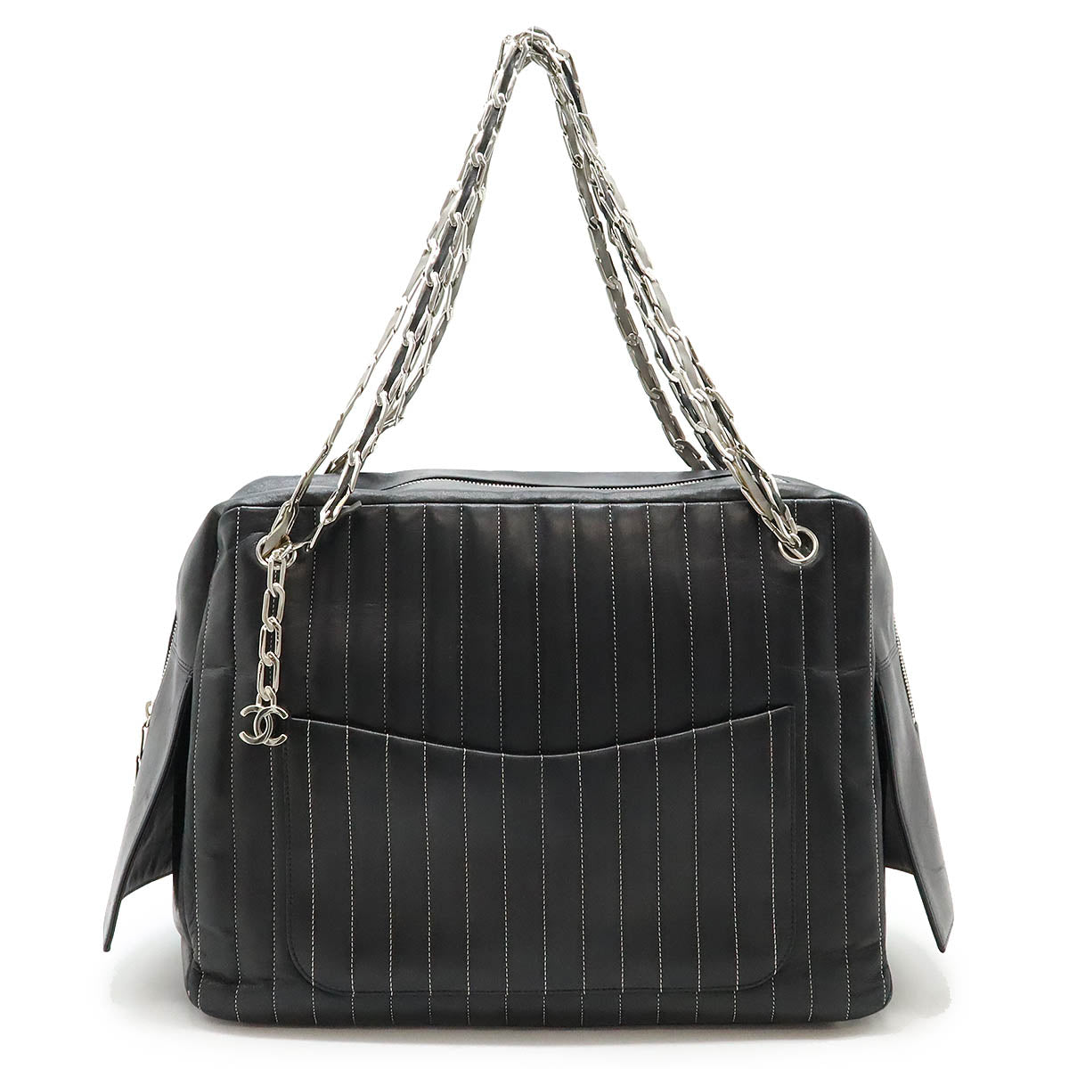 Chanel Leather Tote Bag Black