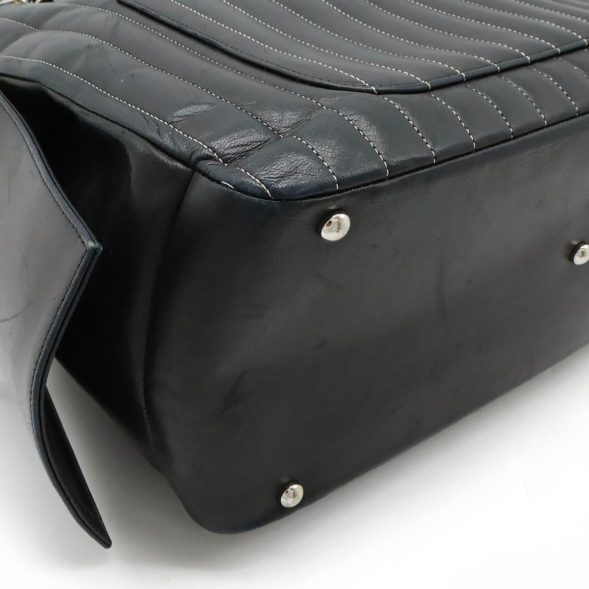 Chanel Leather Tote Bag Black