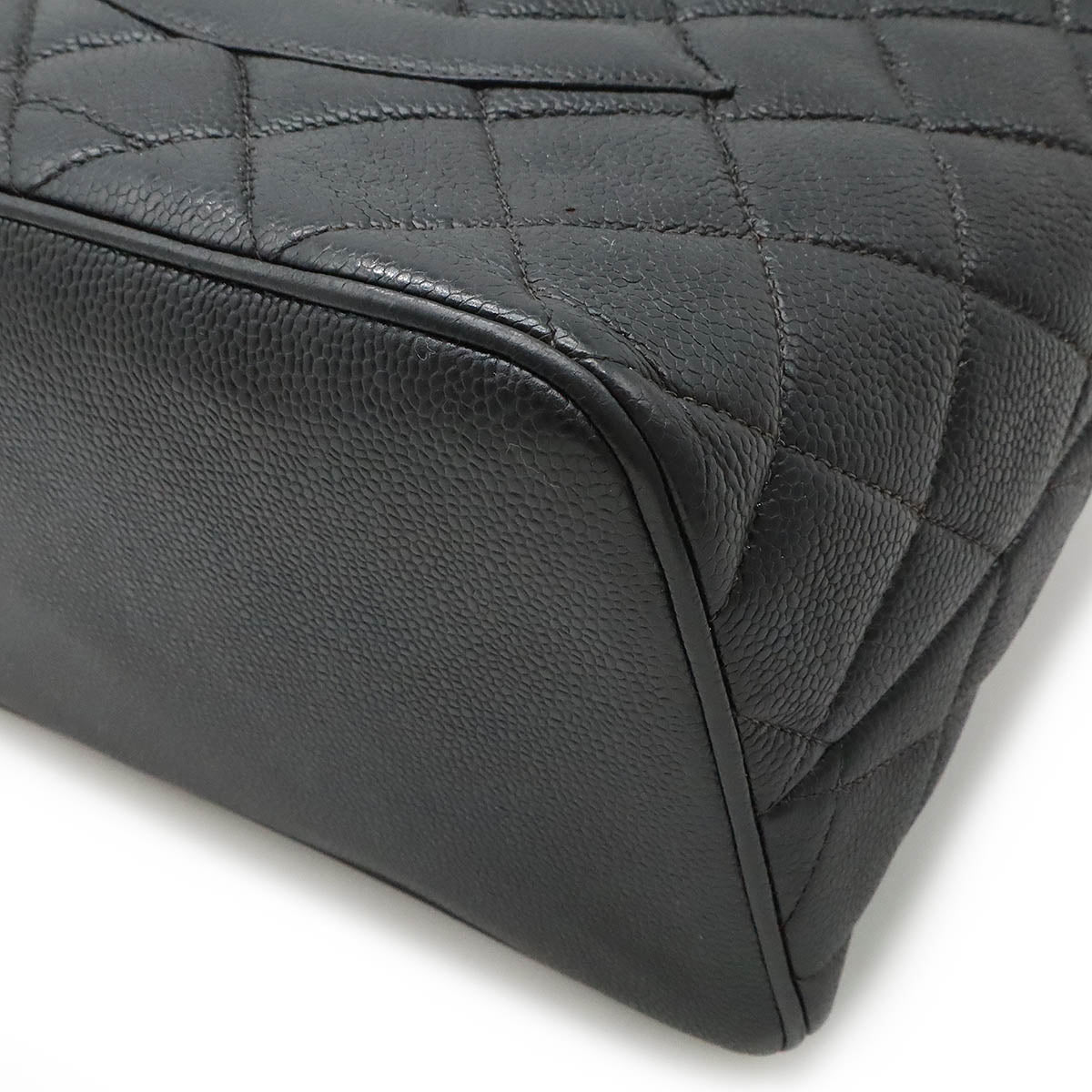 Chanel Caviar Skin Matelasse Coco Mark Tote Bag