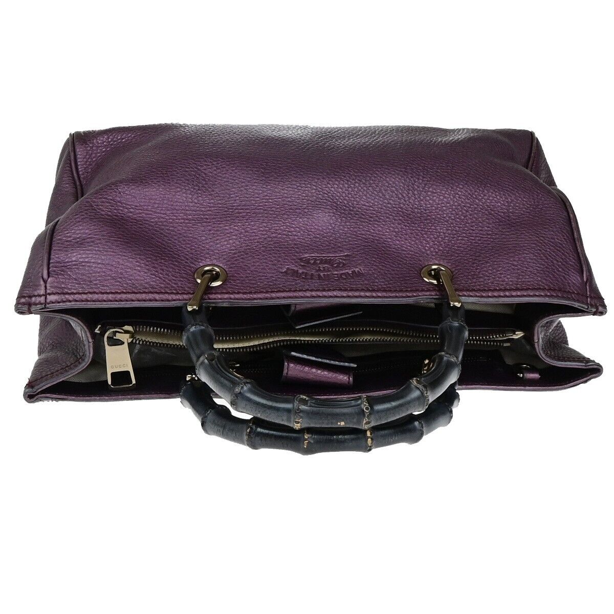 Gucci Bamboo  Leather Tote Bag ()