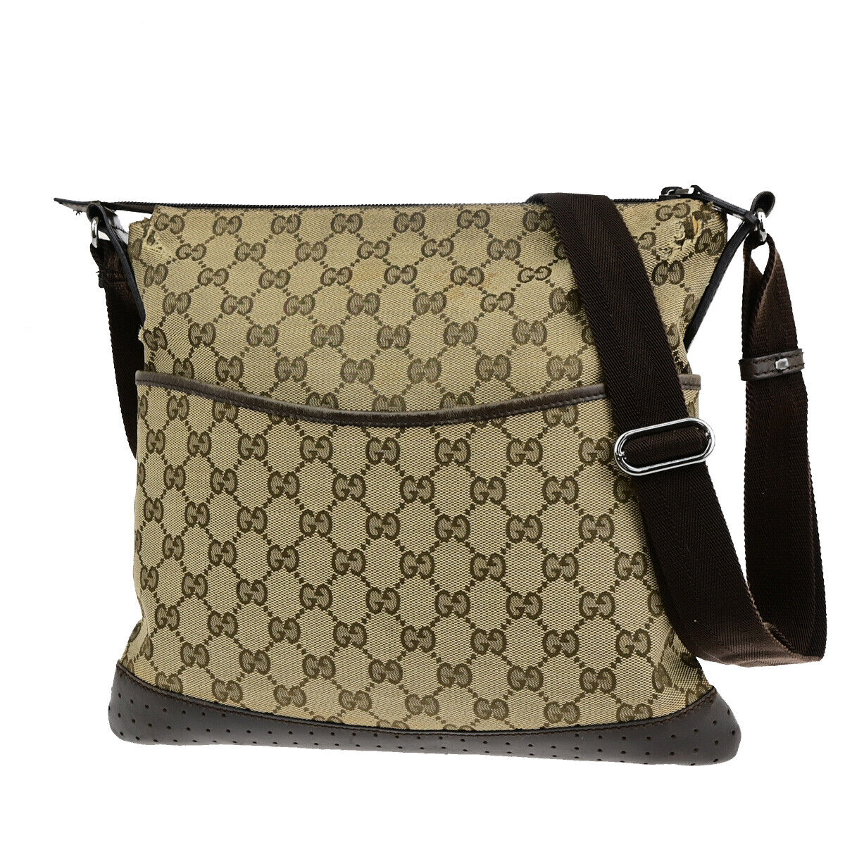 Luxury Gucci Trending 2025 Gg Canvas  Canvas Shoulder Bag ()