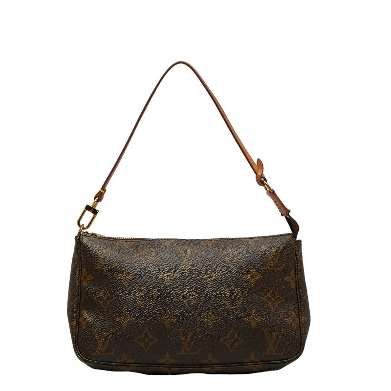 Louis Vuitton Monogram M51980 Shoulder Bag Leather Brown