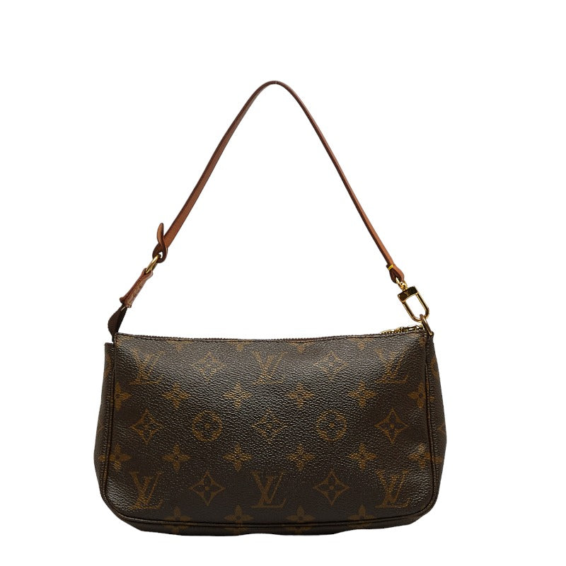 Louis Vuitton Monogram M51980 Shoulder Bag Leather Brown