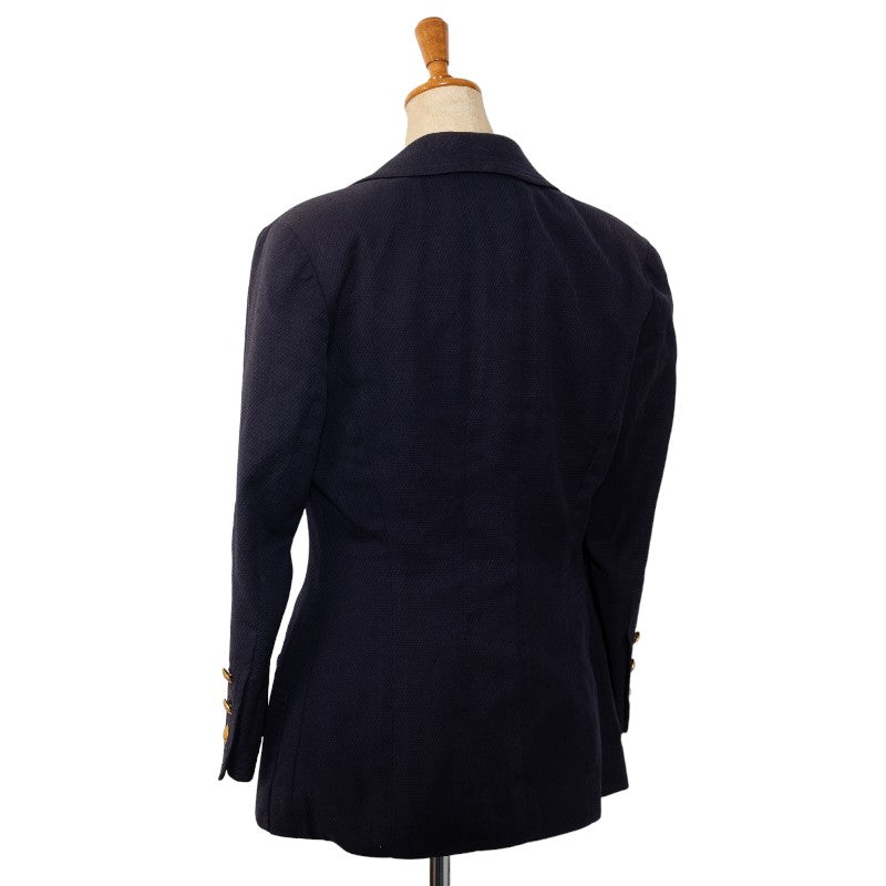 Chanel Cotton Double Button Tailored Jacket