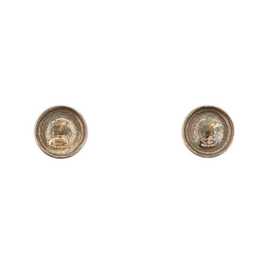 Chanel Vintage Coco Mark Gold Plated Earrings