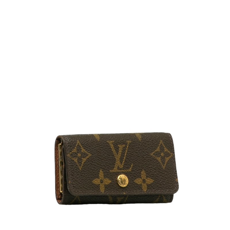 Louis Vuitton Monogram Multicles 4 Key Case M62631 Brown PVC Leather