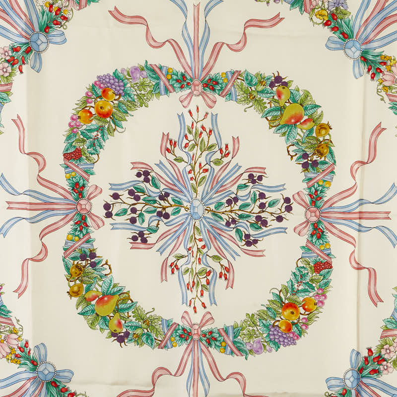 Luxury Gucci Trending 2025 Silk Botanical Pattern Scarf