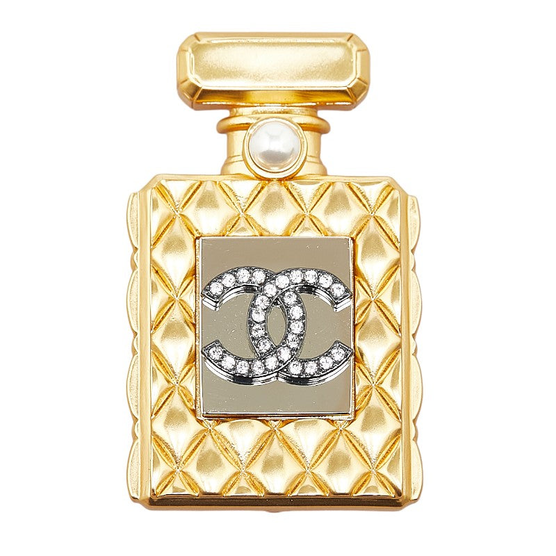 Chanel Gold Silver Plated Brooch