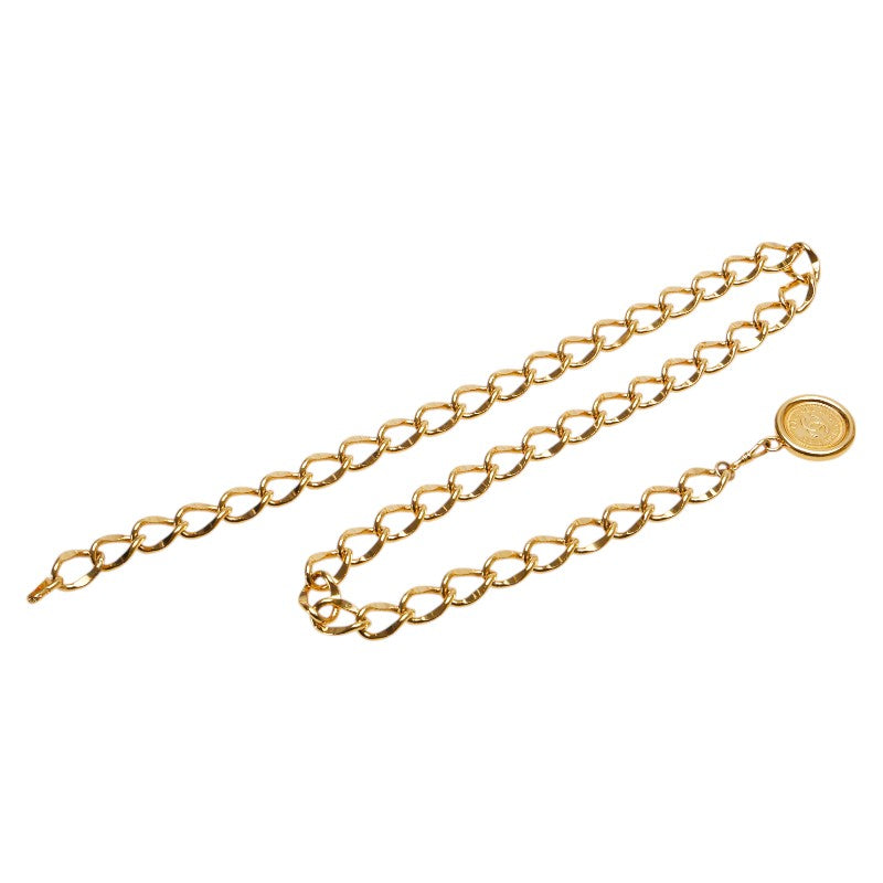 Chanel Vintage Coco Mark Gold Belt