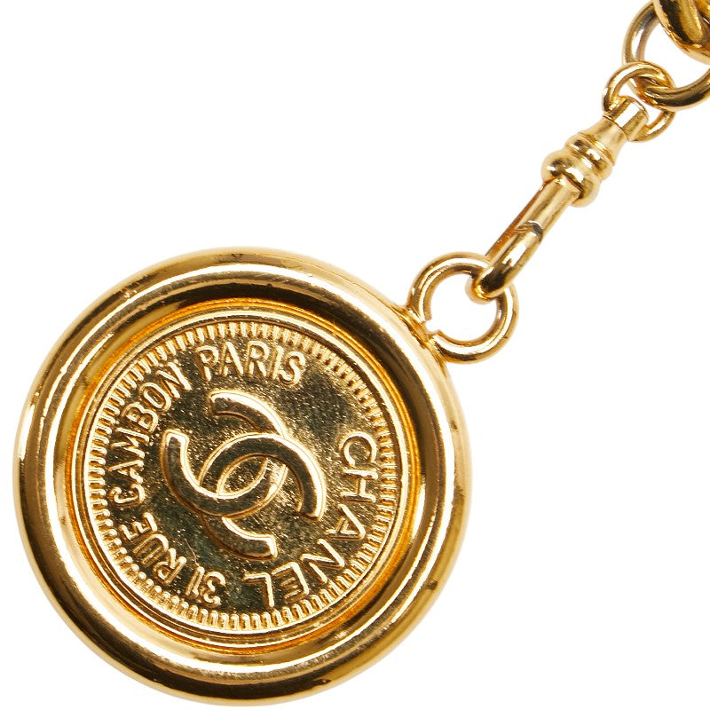 Chanel Vintage Coco Mark Gold Belt