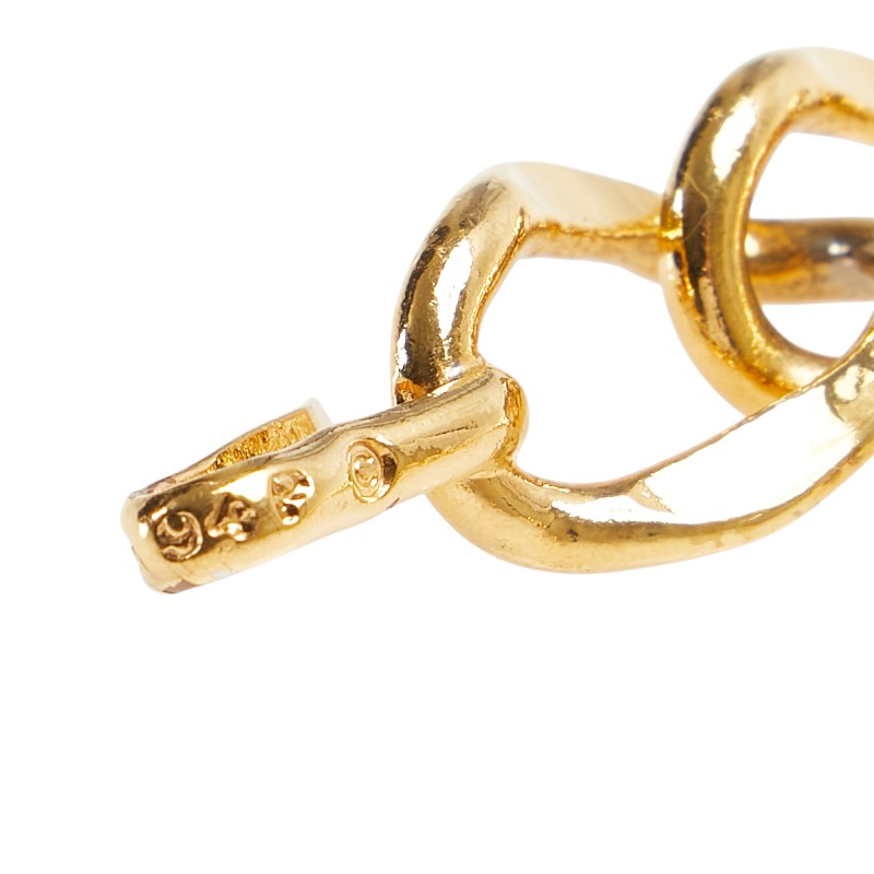 Chanel Vintage Coco Mark Gold Belt