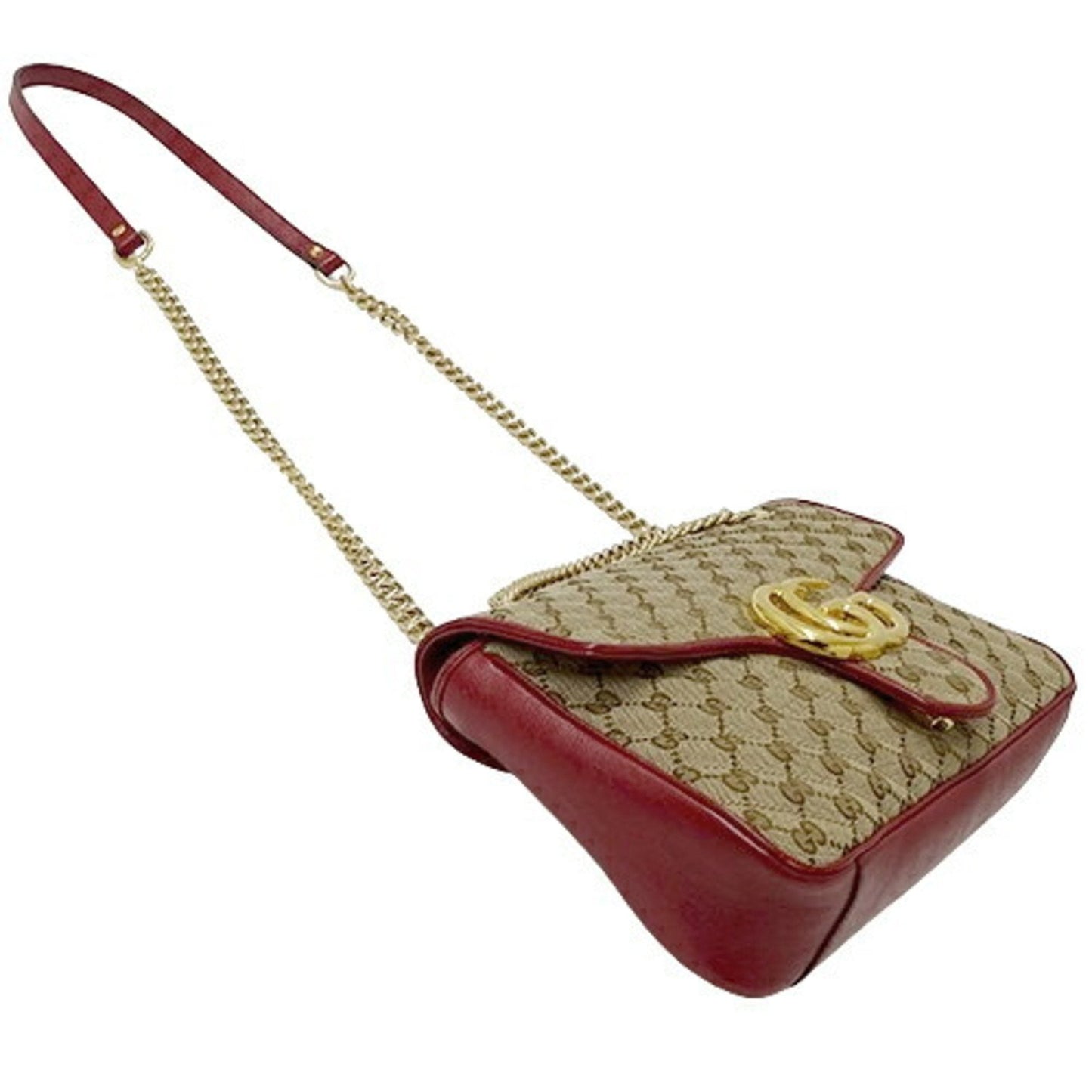 Gucci Gg Marmont  Canvas Shoulder Bag ()