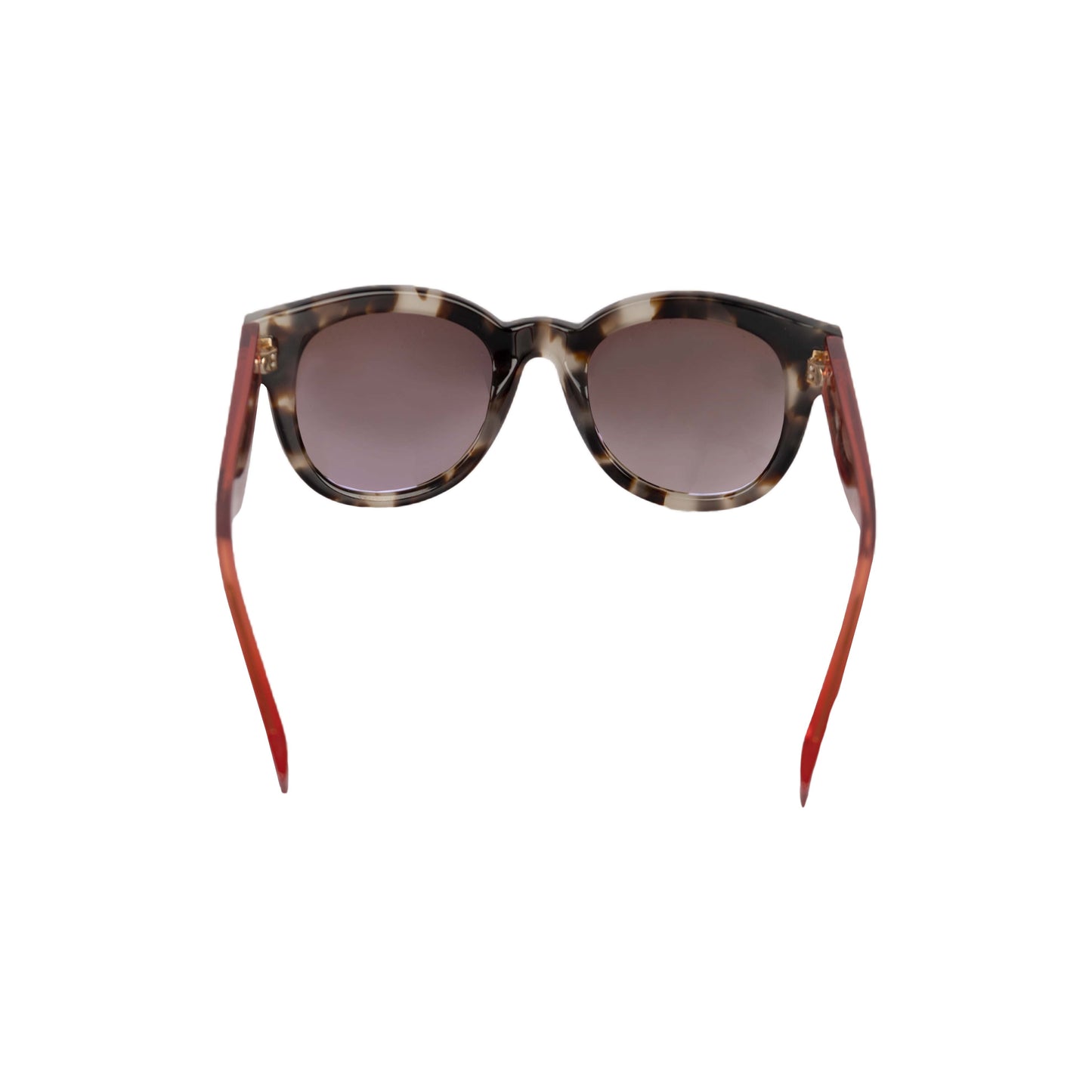 Luxury Fendi Acetate and Tortoiseshell Colorblock Sunglasses - '10s