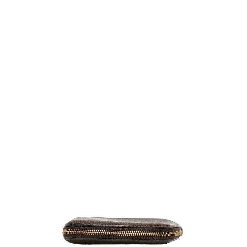 Louis Vuitton Taiga Agenda Geod Roundfassner Long Wallet M30616 Acai Berry Wine Red Leather  Louis Vuitton