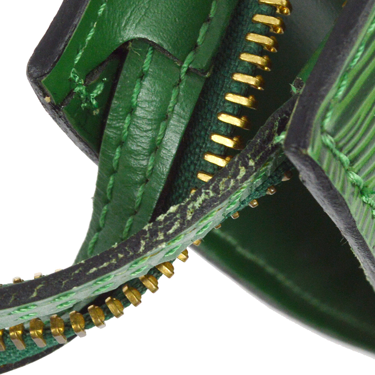 Louis Vuitton 1995 Green Epi Saint Jacques Tote Handbag M52274