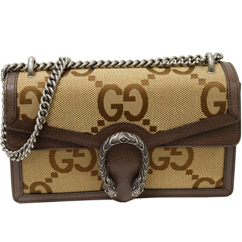 Luxury Gucci Trending 2025 Canvas Chain Shoulder Bag Brown