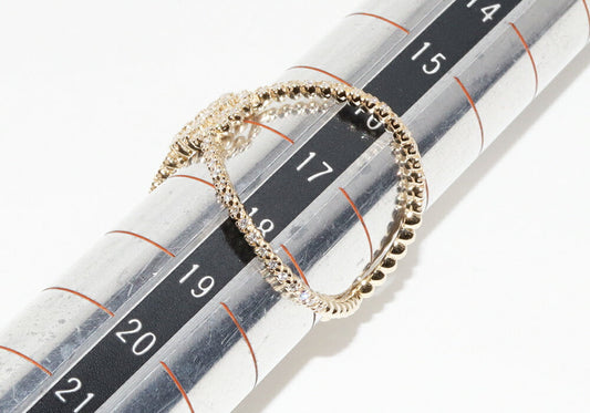Luxury Gucci Trending 2025 K18YG Diamond Ring