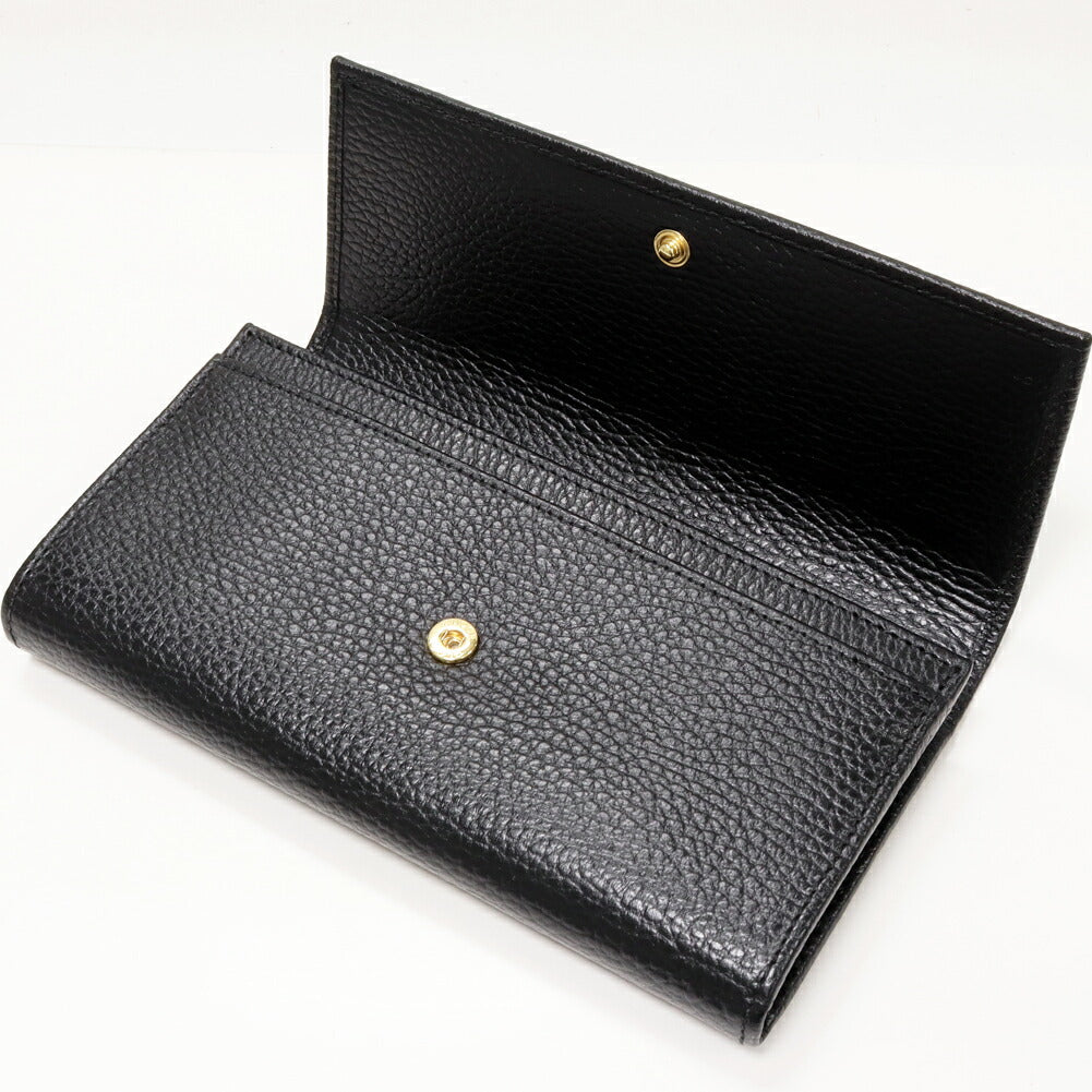 Luxury Gucci Trending 2025 GG Marmont Continental Wallet Black