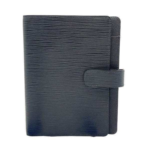 LOUIS VUITTON Notebook cover R20202 Epi Leather Noir Notebook case Epi Agenda MM mens()