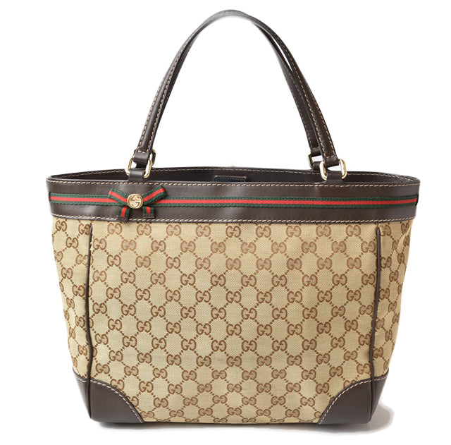 Luxury Gucci Trending 2025 GG Canvas Leather Tote Bag 257061
