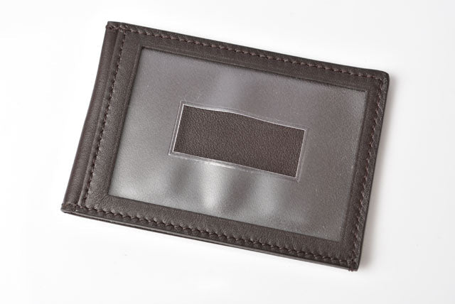 Luxury Gucci Trending 2025 Leather Card Case Dark Brown