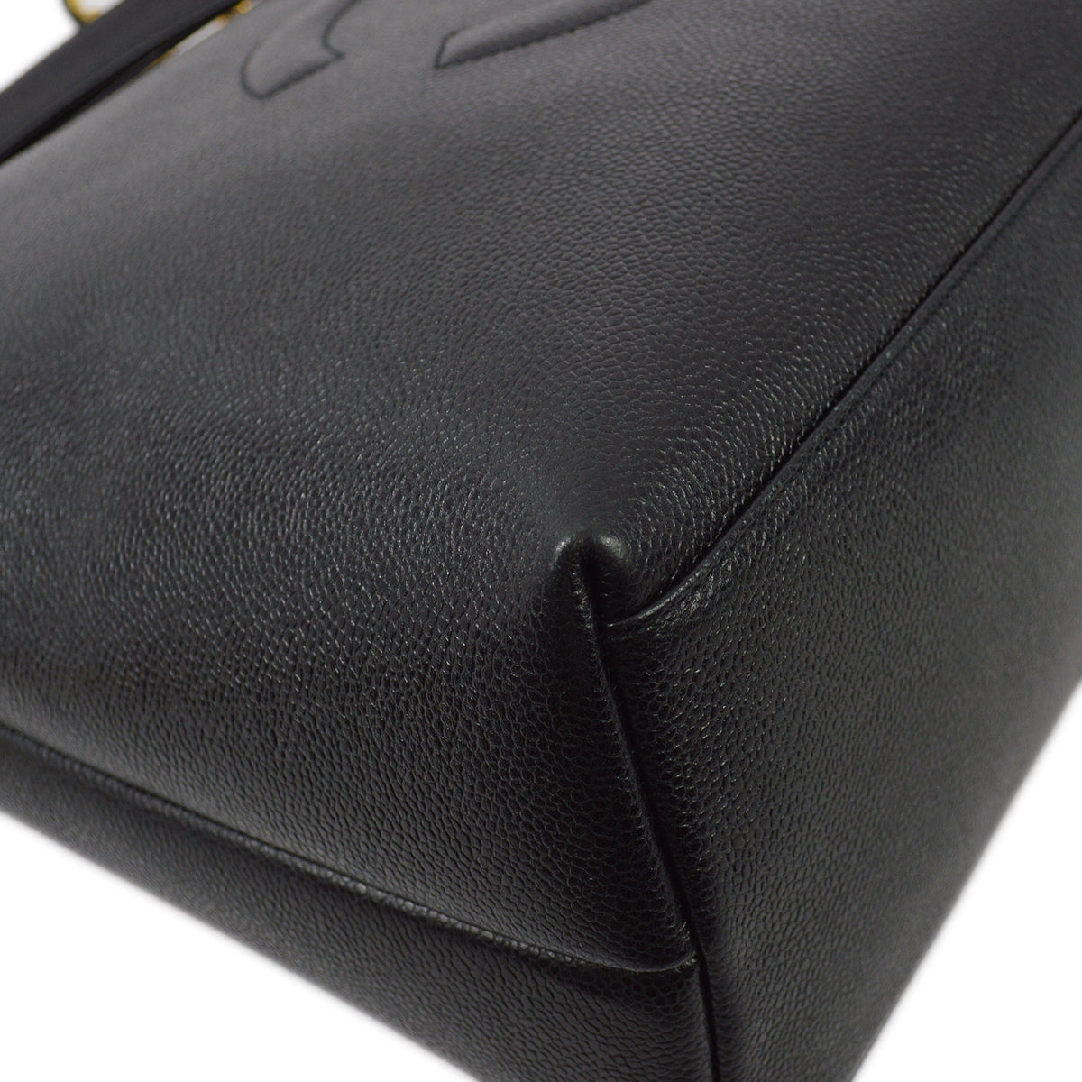 Luxury Chanel 1994-1996 Black Caviar Timeless Zipper Top Tote 41