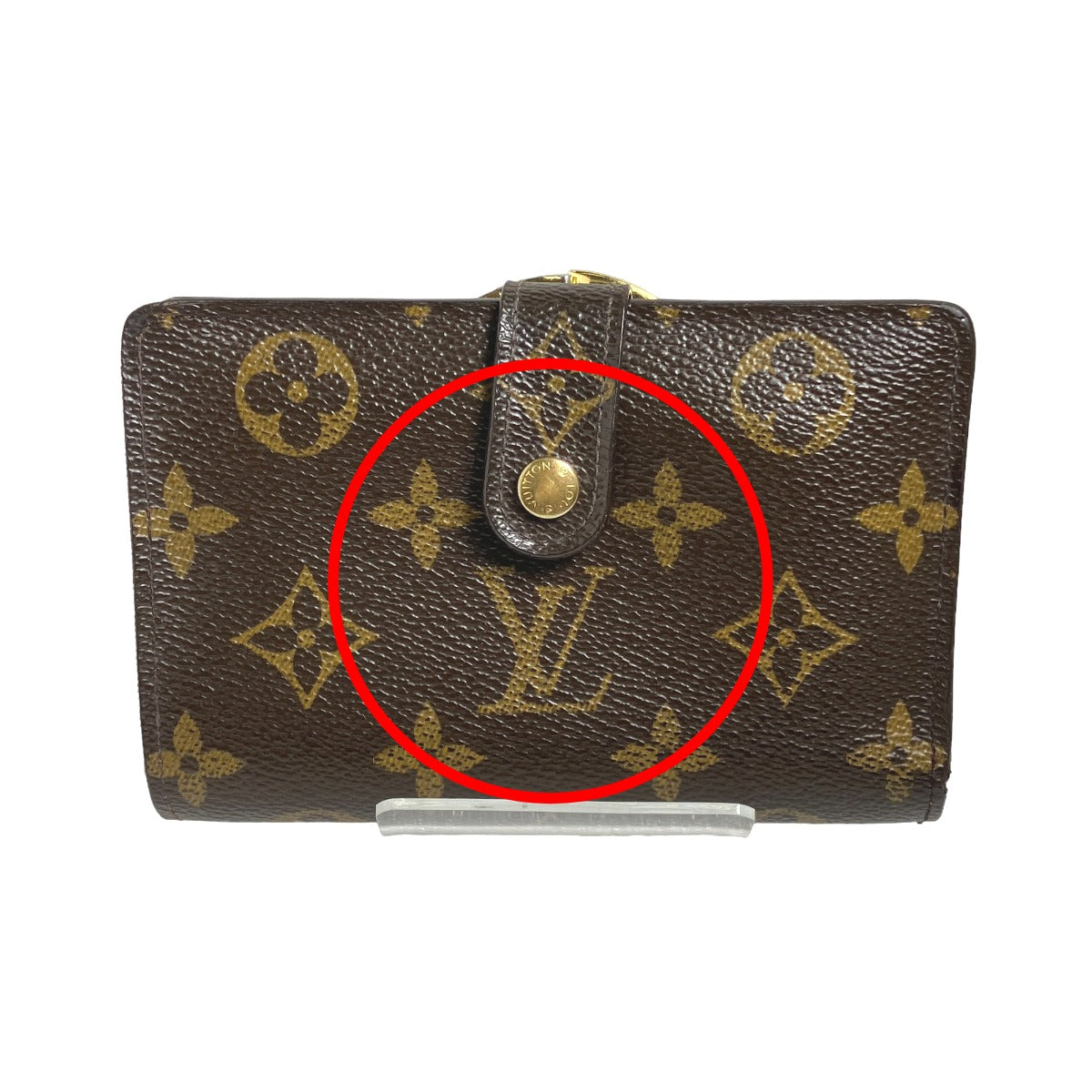LOUIS VUITTON Bifold Wallet M61663 Monogram canvas Brown Clasp wallet with card pocket Monogram Porto Monet Viet Vienoa Women