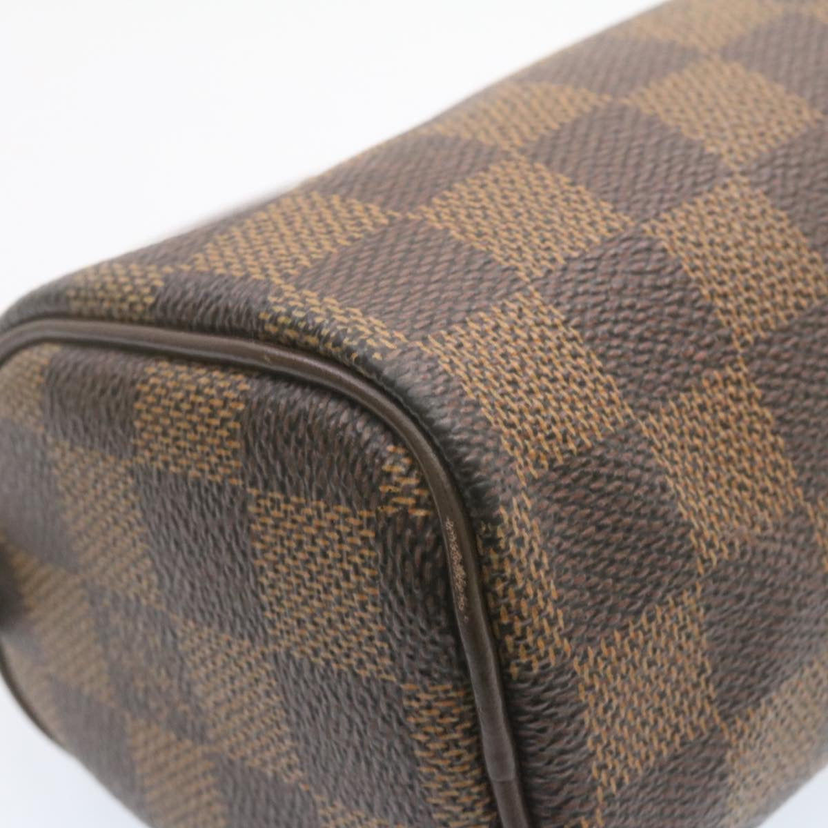 LOUIS VUITTON Damier Ebene Mini Speedy Hand Bag SP Order LV 23260S