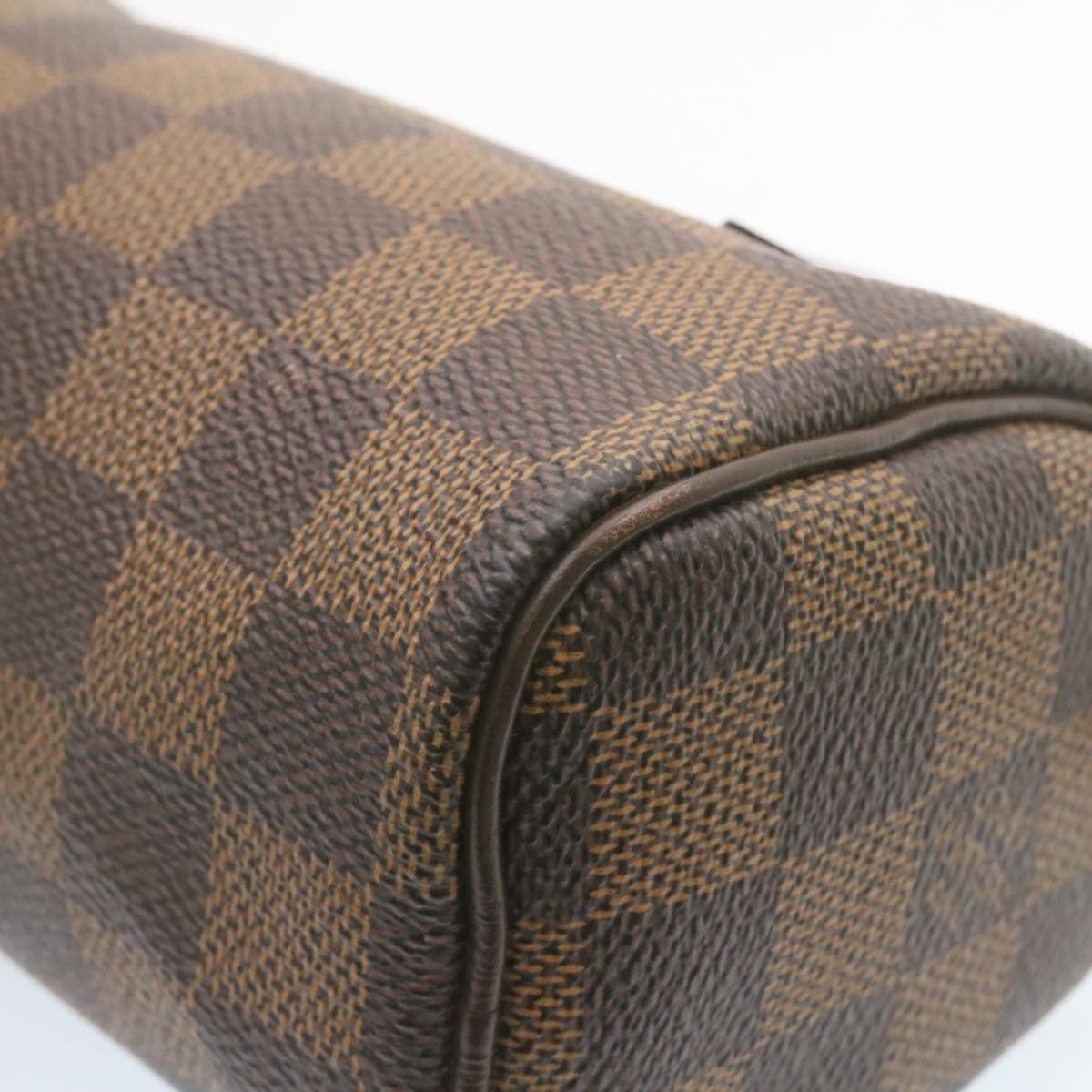 LOUIS VUITTON Damier Ebene Mini Speedy Hand Bag SP Order LV 23260S