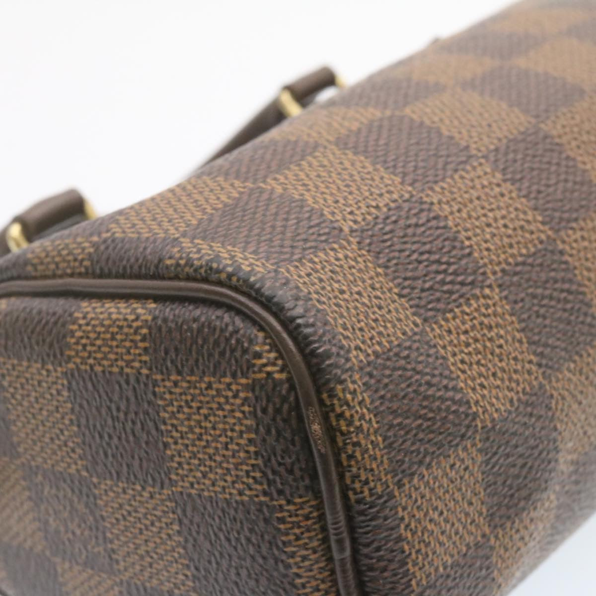 LOUIS VUITTON Damier Ebene Mini Speedy Hand Bag SP Order LV 23260S