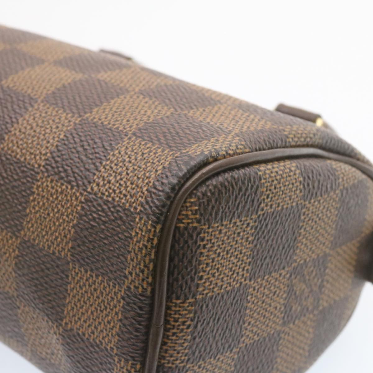 LOUIS VUITTON Damier Ebene Mini Speedy Hand Bag SP Order LV 23260S