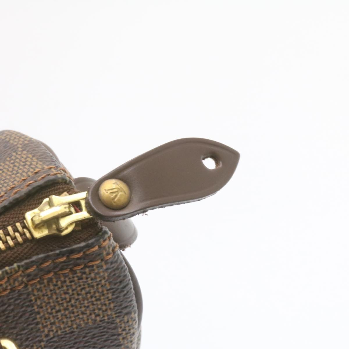 LOUIS VUITTON Damier Ebene Mini Speedy Hand Bag SP Order LV 23260S