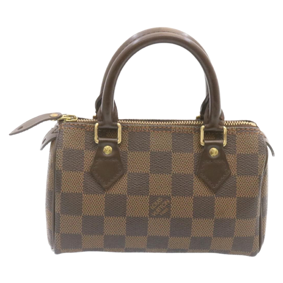 LOUIS VUITTON Damier Ebene Mini Speedy Hand Bag SP Order LV 23260S