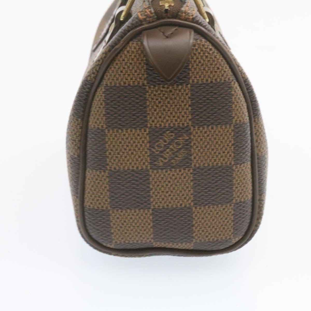 LOUIS VUITTON Damier Ebene Mini Speedy Hand Bag SP Order LV 23260S