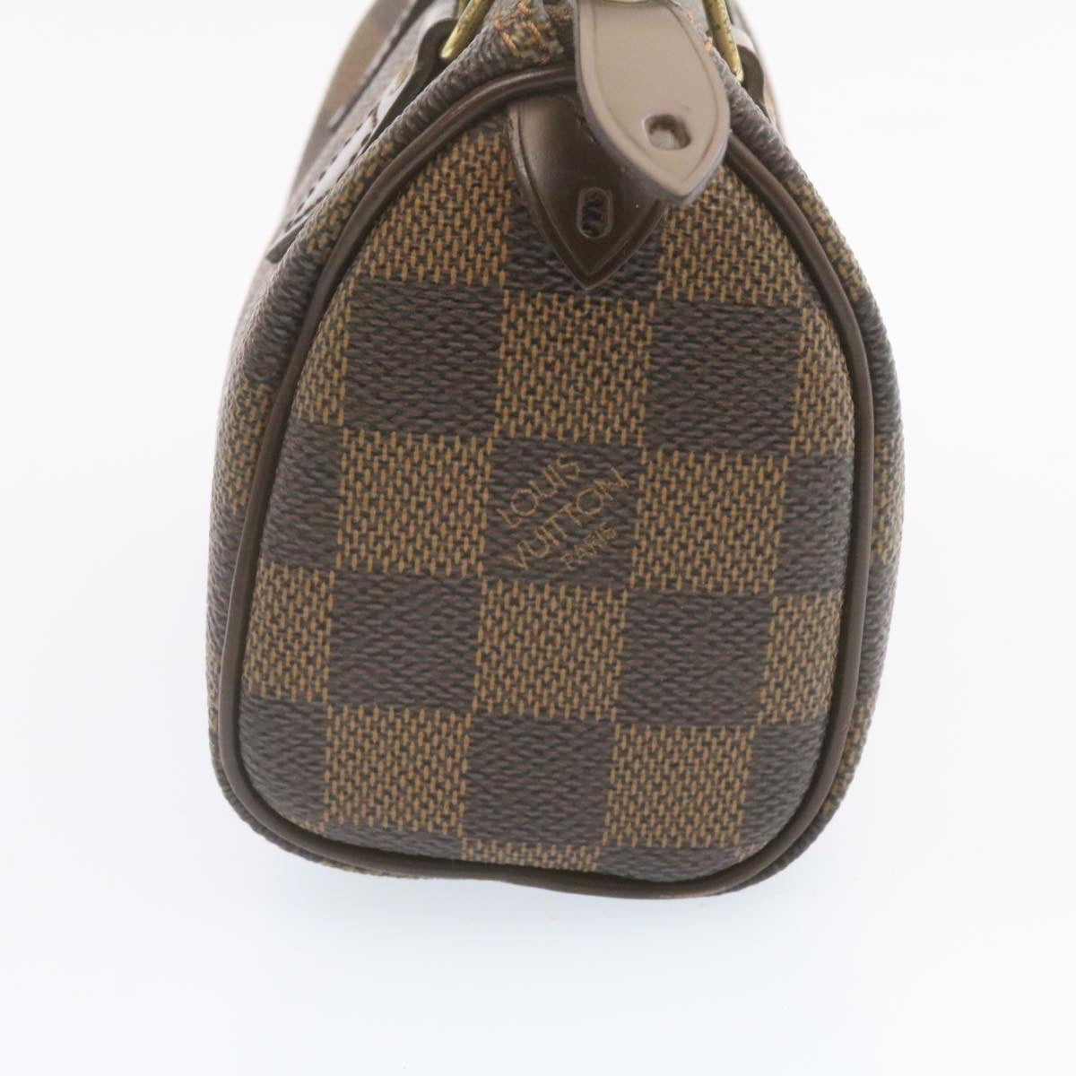 LOUIS VUITTON Damier Ebene Mini Speedy Hand Bag SP Order LV 23260S