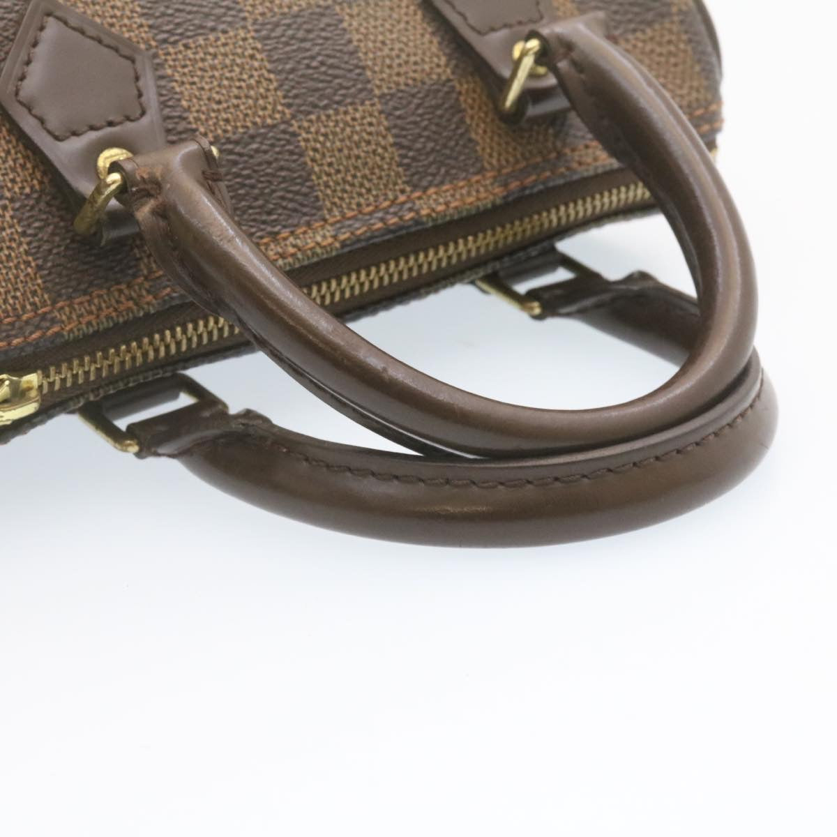 LOUIS VUITTON Damier Ebene Mini Speedy Hand Bag SP Order LV 23260S
