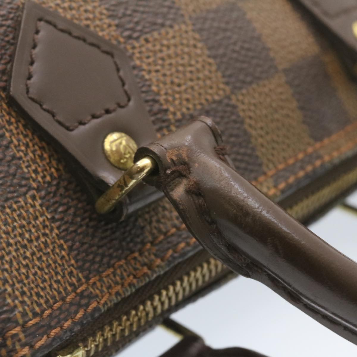 LOUIS VUITTON Damier Ebene Mini Speedy Hand Bag SP Order LV 23260S