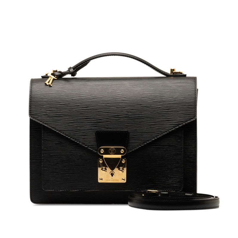 Louis Vuitton 2WAY M52122 Black Leather  Louis Vuitton 2WAY M52122 Black Leather Ladies Louis Vuitton 2WAY M52122
