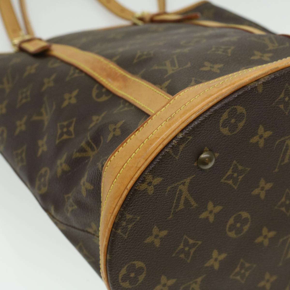 LOUIS VUITTON Monogram Bucket GM Shoulder Bag M42236 LV 23368C