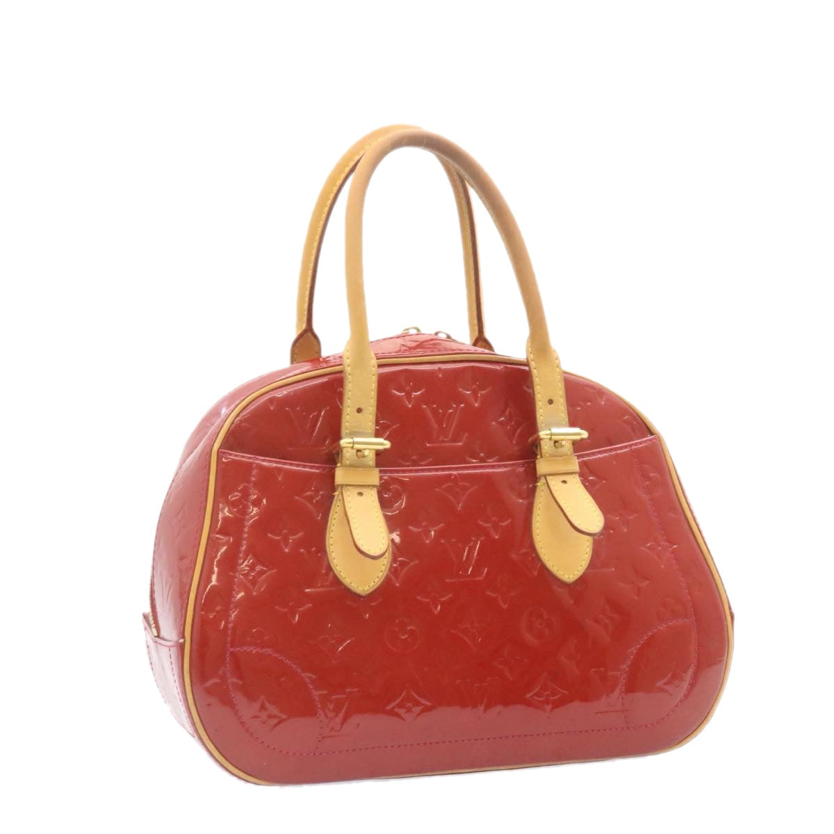 LOUIS VUITTON Vernis Summit drive Hand Bag Pomme D'amour M93513 LV 23393