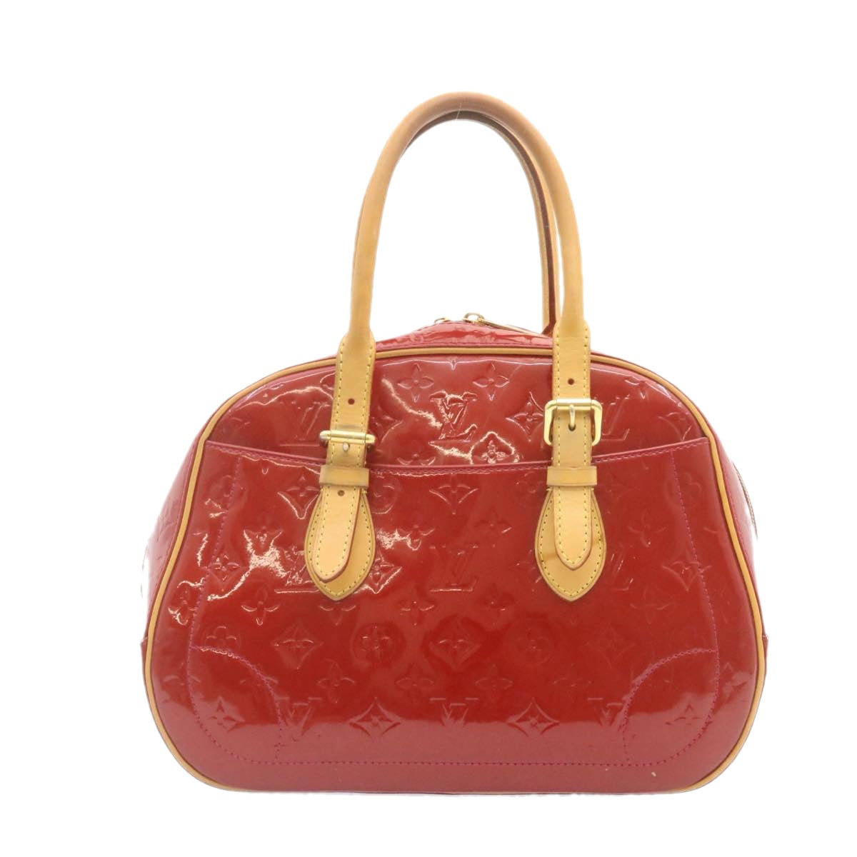 LOUIS VUITTON Vernis Summit drive Hand Bag Pomme D'amour M93513 LV 23393